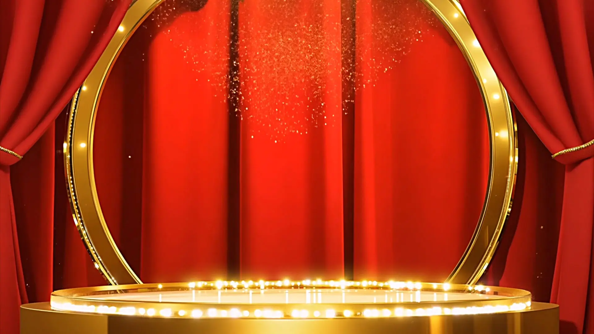 Sparkling Stage Background for Theater Productions